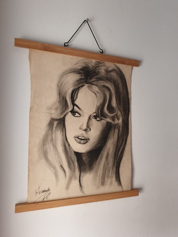 Dibujo Brigitte Bardot