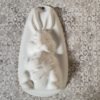 Molde cerámica esmaltada con forma de conejo