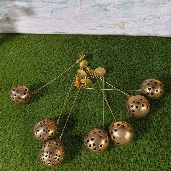 Candeleros colgantes con esfera para árbol de navidad